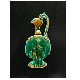 Load image into Gallery viewer, Kutani Yaki Hand-painted Kutani ware, Three-color Jar-shaped Pottery Frame