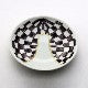 Load image into Gallery viewer, Kutani Yaki ware of Western style 10.5cm dish with checkered fuji design