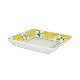 Load image into Gallery viewer, Kutani Yaki Hand-painted Kutani Ware 9cm Square Dish with White Flower Design
