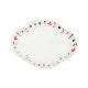 Load image into Gallery viewer, Kutani Yaki  ware of Western style 9cm spit-shaped dish with red rhombus design