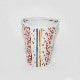 Load image into Gallery viewer, Kutani Yaki Hand-painted Kutani Ware Large Shochu Cup with Komon Design