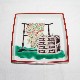 Load image into Gallery viewer, Kutani Yaki Hand-painted Kutani Ware18cm Plate with Design of Tools