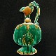 Load image into Gallery viewer, Kutani Yaki Hand-painted Kutani ware, Three-color Jar-shaped Pottery Frame