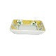 Load image into Gallery viewer, Kutani Yaki Hand-painted Kutani Ware 9cm Square Dish with White Flower Design