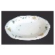 Load image into Gallery viewer, Kutani Yaki Hand-painted Kutani Ware 24cm Oval Dish with Butterfly Design