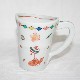 Load image into Gallery viewer, Kutani Yaki Hand-Drawn Japanese & Western Tableware Large Mug with Design of Hanging Decoration (Sea Bream)