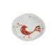 Load image into Gallery viewer, Bean dish Mukou red bird patterned