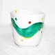 Load image into Gallery viewer, Kutani Yaki Ware Hand-painted Teacup with Design of Polka Dots and Yoroke