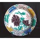 Load image into Gallery viewer, Kutani Yaki Hand-painted Dish with a Peony and Butterfly Design