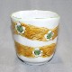 Load image into Gallery viewer, Kutani Yaki Hand-painted Kutani Yaki porcelain teacups with a white flower design