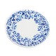 Load image into Gallery viewer, Kutani Yaki Hand-painted Kutani Ware, Western Tableware, 6" Dish with Design of Plants and Flowers