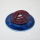Load image into Gallery viewer, Round incense holder (navy blue)