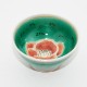 Load image into Gallery viewer, Kutani Yaki Hand-painted Kutani Ware Cup with Camellia Design