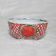 Load image into Gallery viewer, Kutani Yaki Hand Painted Kutani Ware Cup with Red Design