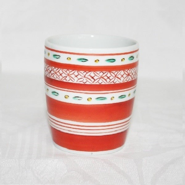 Kutani Yaki  Hand-Drawn Japanese & Western Tableware Rojin Teacup
