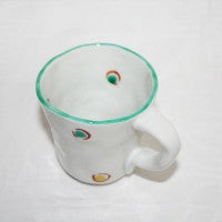Load image into Gallery viewer, Kutani Yaki Ware Hand-Drawn Japanese &amp; Western Tableware Mug with Design of Polka Dots
