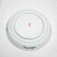 Load image into Gallery viewer, Kutani Yaki Hand-painted Dish 15cm Ornamental Dish (with Plate Stand)
