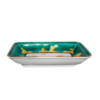 Load image into Gallery viewer, Kutani Yaki ware of Western style 15cm L-shaped dish with rabbit design
