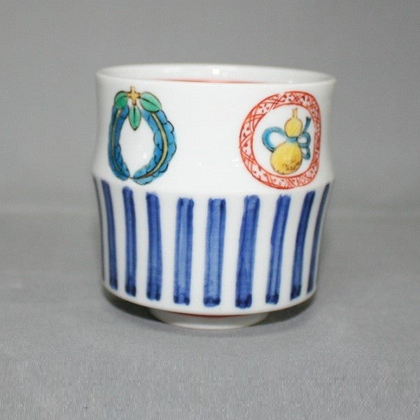 Kutani Yaki Hand-Drawn Japanese and Western Tableware Teacups with Cherry Blossom Design