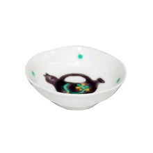 Load image into Gallery viewer, Bean dish with design of purple pots
