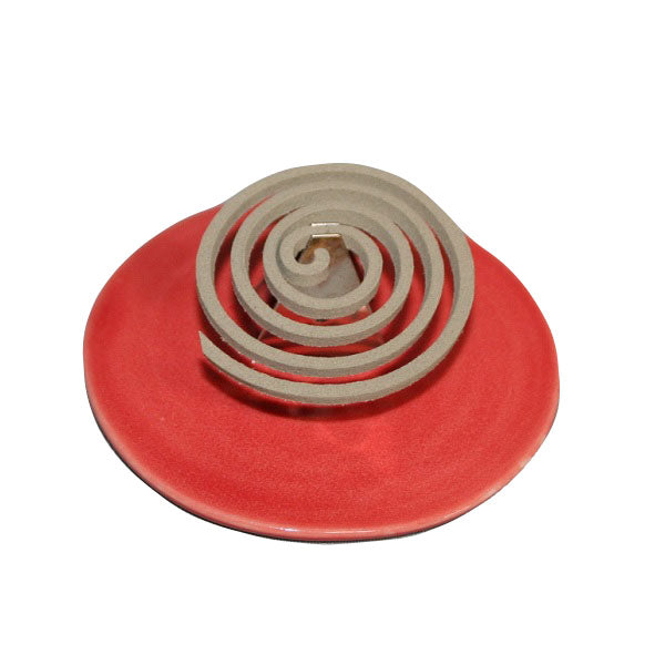 Round Incense Stand (Red)