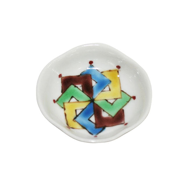 Bean dish mousseline with windmill design