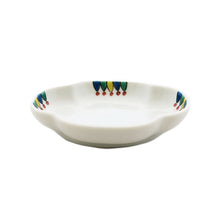 Load image into Gallery viewer, Kutani Yaki  Ware of Western Tableware 9cm Spit-Shaped Dish with Design of Five Triangles
