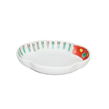 Load image into Gallery viewer, Kutani Yaki ware of Japanese and Western Tableware 9cm spit-shaped dish with two patterns
