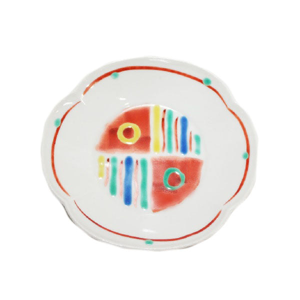 Mexican patterned woodburst dish 11.1cm