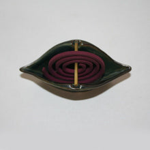 Load image into Gallery viewer, Incense burner for spiral incense sticks (blue mat)

