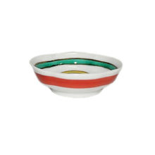 Load image into Gallery viewer, Kutani Yaki  Hand-painted Japanese and Western Tableware Bean Dish with Design of Blue and Ocean Waves
