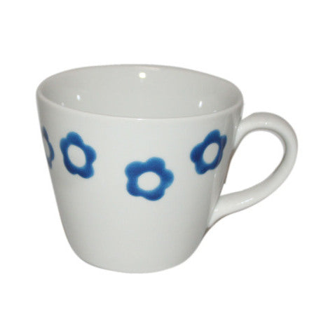 Sanae Original cup Blue flower scattering pattern 天性浪漫藍花馬克杯 早奈惠設計
