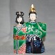 Load image into Gallery viewer, Kutani Yaki Hand-painted Ornaments, Standing Doll (Small) Hina Dolls

