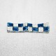 Load image into Gallery viewer, Kutani Yaki ware, Hand-painted Japanese and Western Tableware, Checkered pattern (Blue), Chopstick rest
