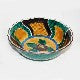Load image into Gallery viewer, Kutani Yaki ware of hand-painted Japanese and Western tableware, large bowl with camellia design in blue
