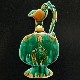 Load image into Gallery viewer, Kutani Yaki Hand-painted Kutani ware, Three-color Jar-shaped Pottery Frame
