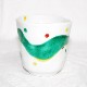 Load image into Gallery viewer, Kutani Yaki Ware Hand-painted Teacup with Design of Polka Dots and Yoroke
